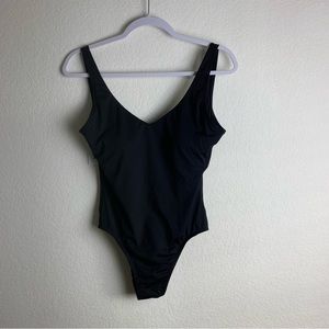 NWT Andie Womens black Ibiza one piece swimsuit small/tall